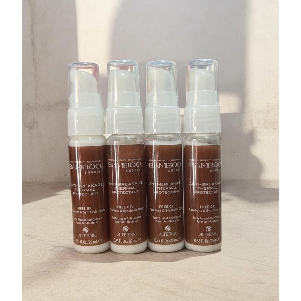 Alterna Bamboo Smooth Anti-Breakage Thermal Protectant .84 Oz Ea Set Of 4